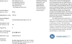 Sofa Mell Lounge B190 Stoff 8150 Hellgrau Gestell Metall mit 2 Rückenkissen