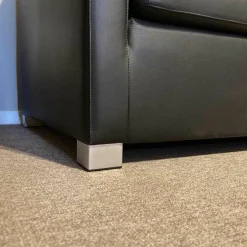 Sofa Metro Leder Toro Ebenholz Schwarz