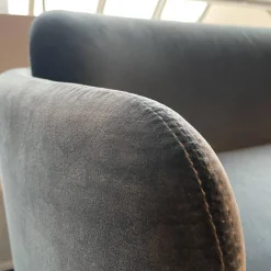 Sofa Miles Lounge Stoff Grau