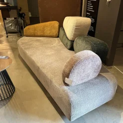 Sofa Mosspink Stoff 4401 92 Grau 75 Gelb 45 Creme 35 Grün 80 Rosa Füße Eiche Dunkel Geölt