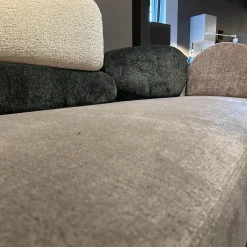 Sofa Mosspink Stoff 4401 92 Grau 75 Gelb 45 Creme 35 Grün 80 Rosa Füße Eiche Dunkel Geölt