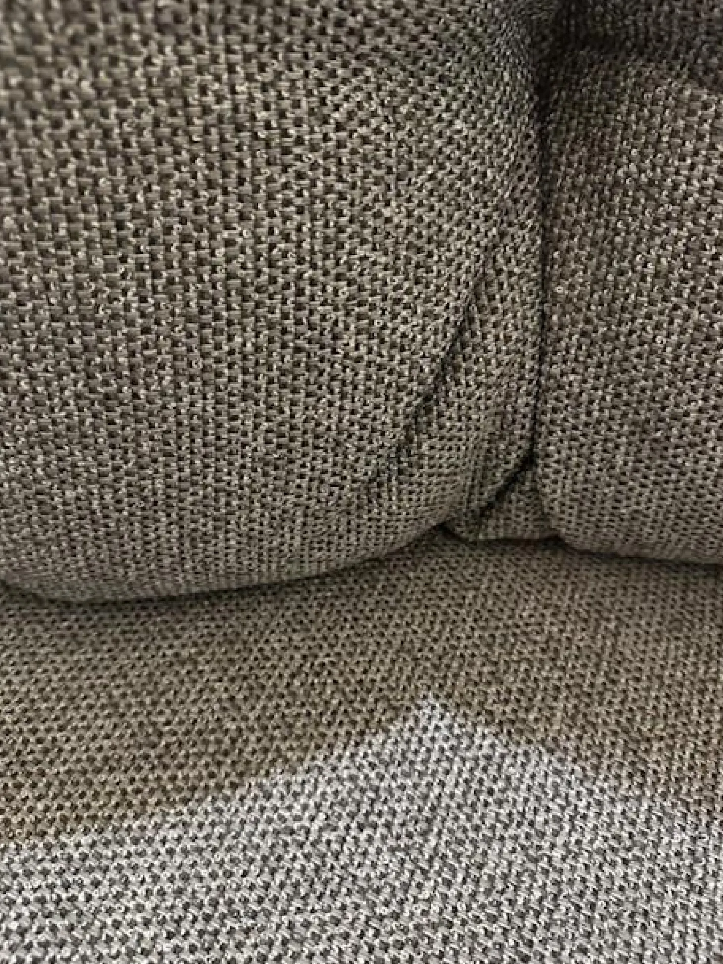 Sofa Ocean Large Polsterbezug Stoff Dark Grey Grau Gestell Aluminium Dark Grey Und Soft Rope Dark Grey Grau Inklusive Kissen