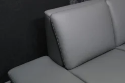 Sofa Orion Aurelia Leder Dolcia Steingrau