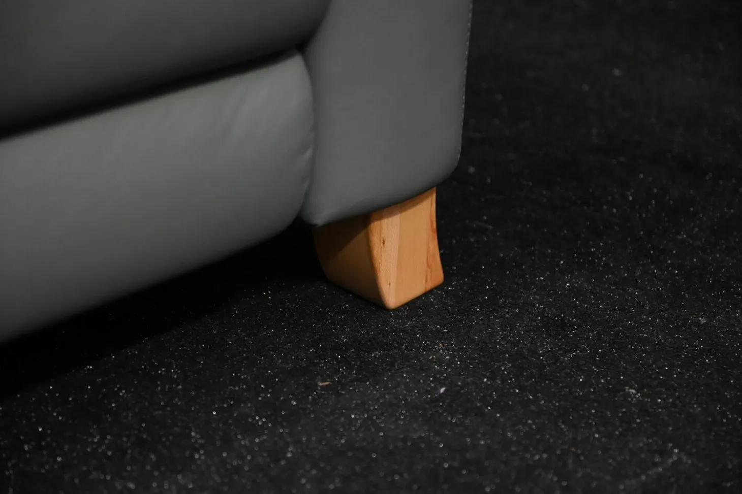 Sofa Orion Aurelia Leder Dolcia Steingrau