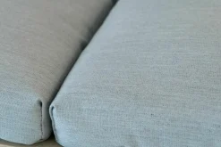 Sofa Orizon N25191W03 Stoff Solids Mineral Aluminium Naturall Lackiert Weiss