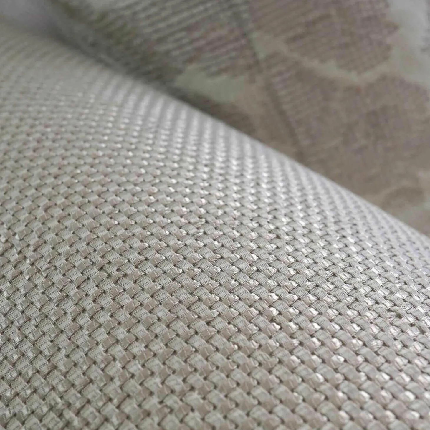 Sofa Passion Mit Heftung Musterstoff A 105 Mit 3 Kissen Grau