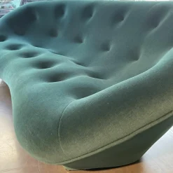 Sofa Ploum Hochlehner Stoff Gentle Pin Grün
