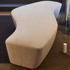 Sofa Polar Bezugsstoff Divina Melange 3 Farbe 227 Beige Creme