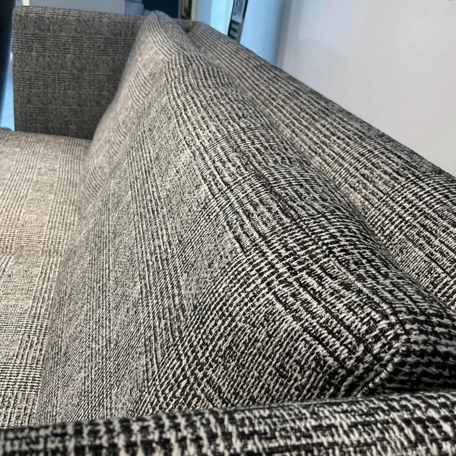 Sofa Polo Lounge Stoff BW-1769-191 Scott Fuß Schwarz Gebeizt