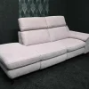 Sofa Prisma Stoff Ethan Clean Altrosa 1670 PG C mit Elektrischer Relaxfunktion und Schublade