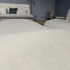 Sofa Pukka Stoff Arte 3337 Shell Beige Inklusive Hocker