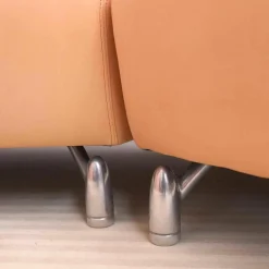 Sofa Pupilla Leder Coral Mit Longchair