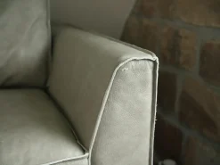 Sofa Sensation Leder 192 Rhino 19214 Grau Füße 600 M051518