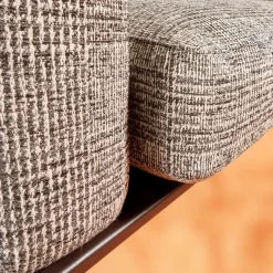 Sofa Spirit 2 92,5 Stoff Scott BW 1769 292 Grau Beige Füße Metall