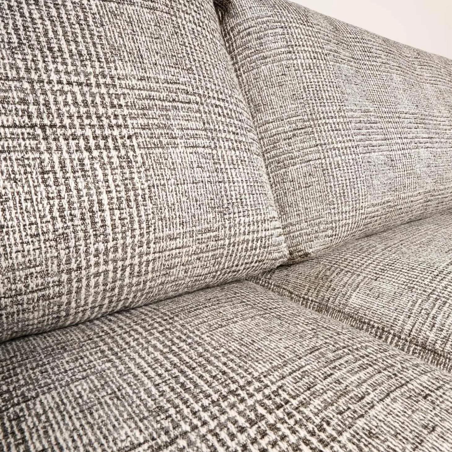 Sofa Spirit 2 92,5 Stoff Scott BW 1769 292 Grau Beige Füße Metall