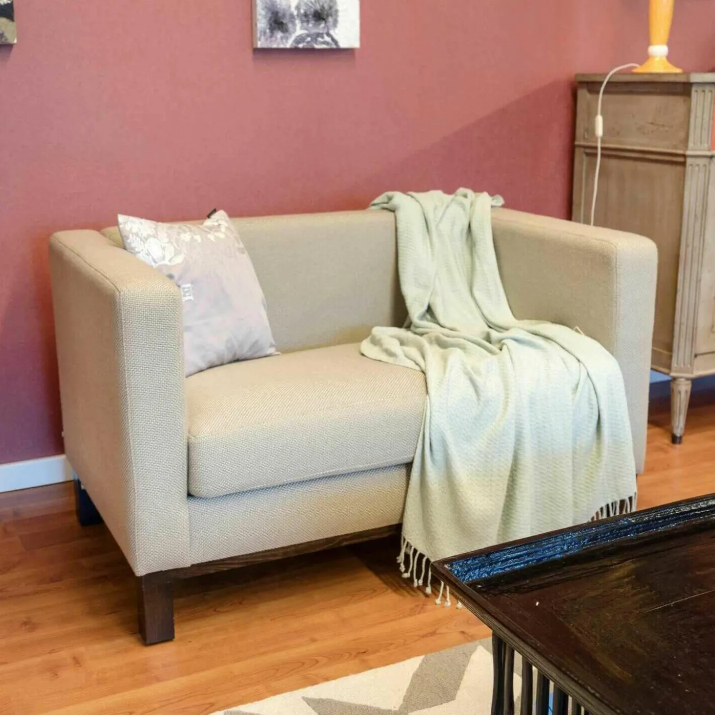 Sofa Stella Stoff Bratley Greige PG E Grau