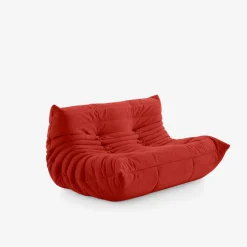 Sofa Togo Stoff Alcantara A Goya Red Rot