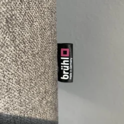 Sofa Und Hocker Airy Bezug Stoff 2813.95 Anthrazit Gestell Metall Chrom Glänzend