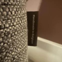 Sofa Victoria Bezug Stoff Bravo 18 Grau Füße Standard Holz Wenge Schwarz Ohne Dekokissen