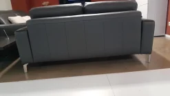 Sofa WK660 Venosa Zweisitzer Leder Montana Basalto Grau