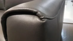 Sofa WK660 Venosa Zweisitzer Leder Montana Basalto Grau