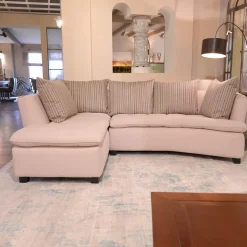 Sofaecke Donna Stoff Cozy 073 mit Rückenkissen Stoff Ditton 05