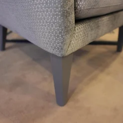 Sofagarnitur Coco Bezug Jab 9 2241 091 Graubeige Füße Massivholz Lackiert Grau