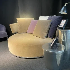 Sofainsel Amoenus Maxalto Stoffbezug Grau Inklusive 4 Kissen