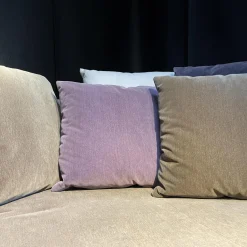 Sofainsel Amoenus Maxalto Stoffbezug Grau Inklusive 4 Kissen