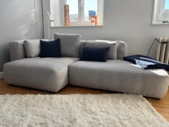 Sofakombination Mags Soft Stoff Ruskin Hellgrau 11 Inklusive Kissen