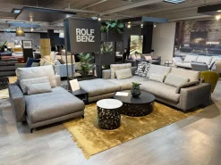 Sofalandschaft Nuvola Stoff 17 100 Schwarz Weiss Aluminiumfuß Verkehrsschwarz Lackiert Inklusive Kissen