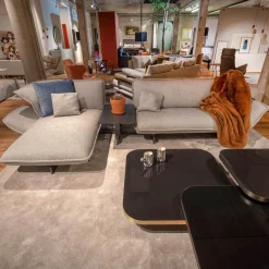 Sofasystem Beam Stoff Marocco 13 Sabbia Untergestell Lackiertes Aluminium