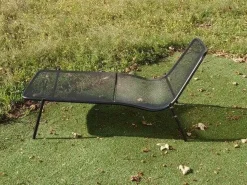 Sonnenliege Round Stahl 24 Nero