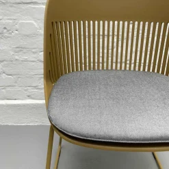 Stuhl Aiir Schale Kunststoff Saffron Braun-Grün ohne Kissen