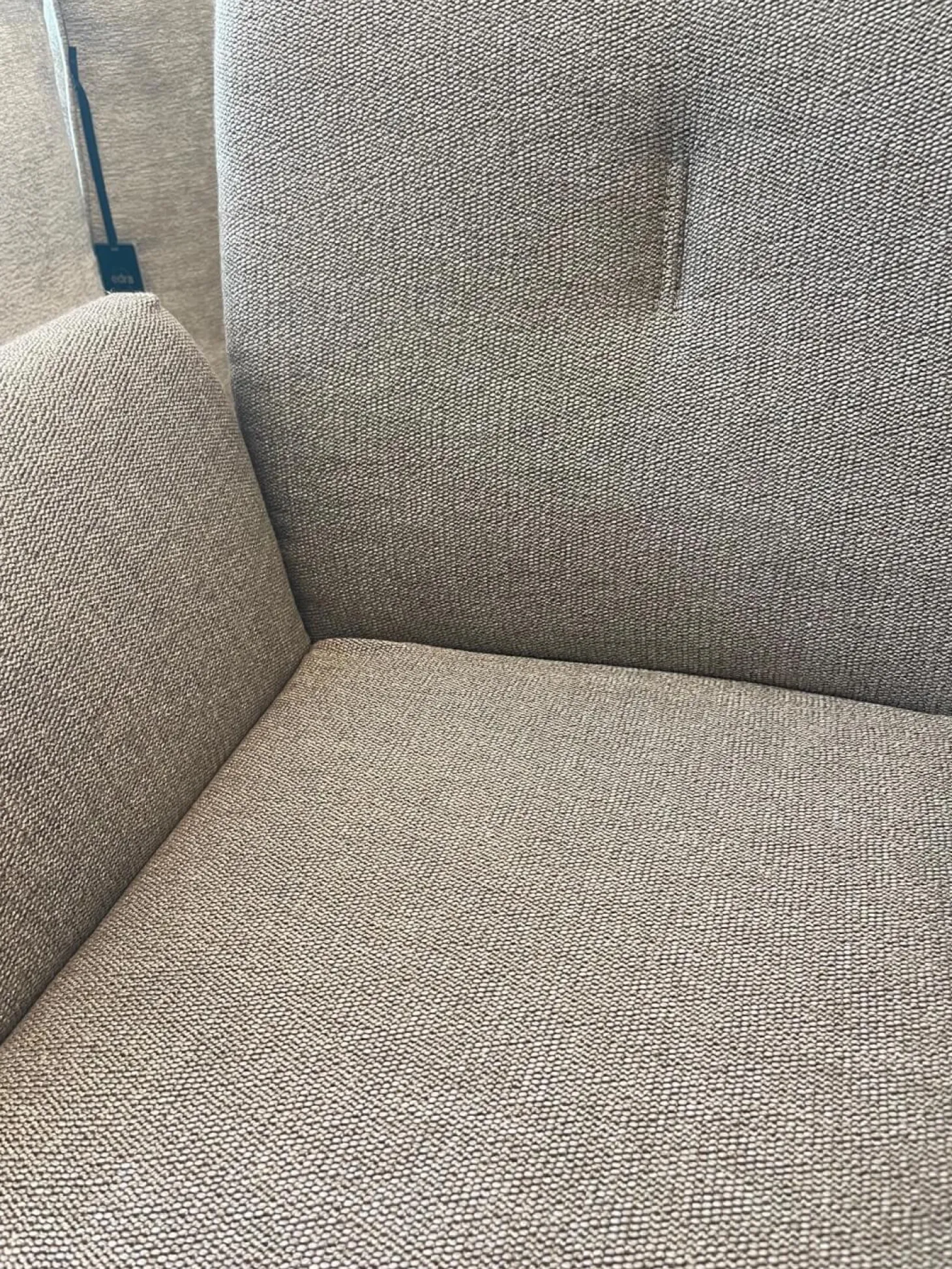 Stuhl Alvo Stoff 9127 Braun Tellerfuß Schwarz