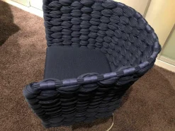 Stuhl Ami Bezug Rope Blau Geflochten Indoor Outdoor