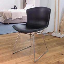 Stuhl Bertoia Kernleder Schwarz CB1
