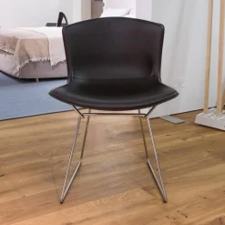 Stuhl Bertoia Kernleder Schwarz CB1