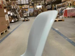 Stuhl DSW Eames Plastic Side Chair Dunkelgrau Eisgrau mit Sitzpolster