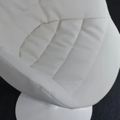 Stuhl Flow Chair Mit Armlehnen Bezug Stoff Londra 01 Creme Drehgestell Mit Tellerfuß