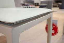 Stuhl Fritzgerald Bezug Leder Creme