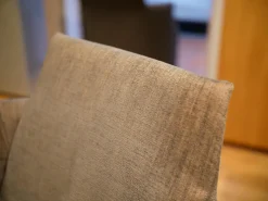 Stuhl Grand Lui Bezug Stoff Maple MA862 Grau Meliert Drehgestell Schwarz Matt