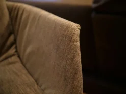 Stuhl Grand Lui Bezug Stoff Maple MA862 Grau Meliert Drehgestell Schwarz Matt