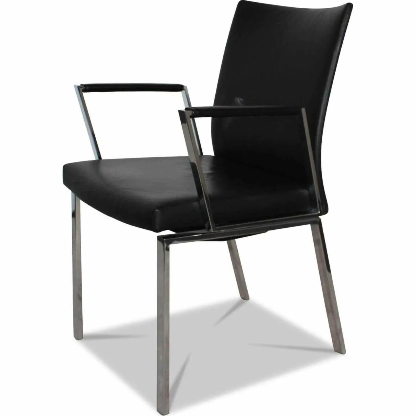 Stuhl Linus 2011-1 Leder 1 Schwarz