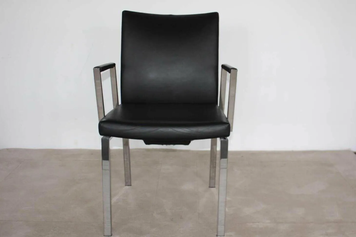 Stuhl Linus 2011-1 Leder 1 Schwarz