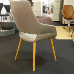 Stuhl Occo Conference Stoff Credo 17 Hellbraun Untergestell Eiche Natur