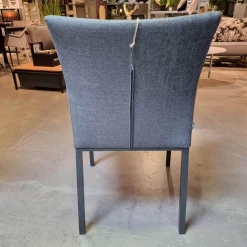 Stuhl Outdoor Artus Outdoorstoff Dunkelgrau Schiefergrau Meliert Gestell Aluminium Anthrazit