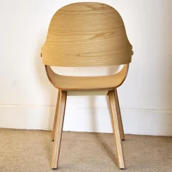 Stuhl Showtime Nude Wooden Esche Natur Sitzkissen Medle Y12 Blau