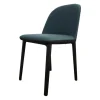 Stuhl Softshell Side Chair Stoff Aura Stahlblau