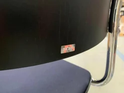 Stuhl Stoff Xtreme Plsaus YS016 Arawak Gestell Stahlrohr Verchromt